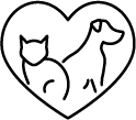 Pet heart icon